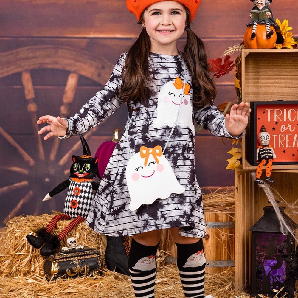 NWT Mia Belle Ghost pocket dress, socks, and purse
